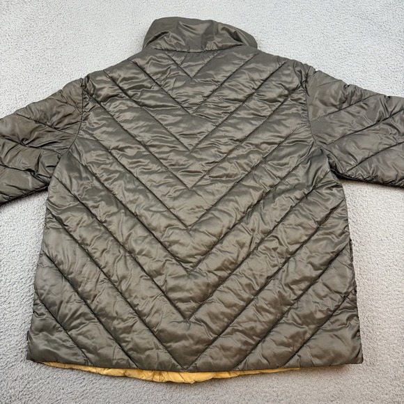 Scotch & Soda Jacket Mens Large Quilted Puffer Reversible Snap Front Modern - Picture 7 of 10